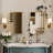 16X24 Inch Recessed Metal Framed Medicine Cabinet With Mirror And Adjustable Shelves Wall Mirror With Storage For Bathroom, Matte Gold-1015924248