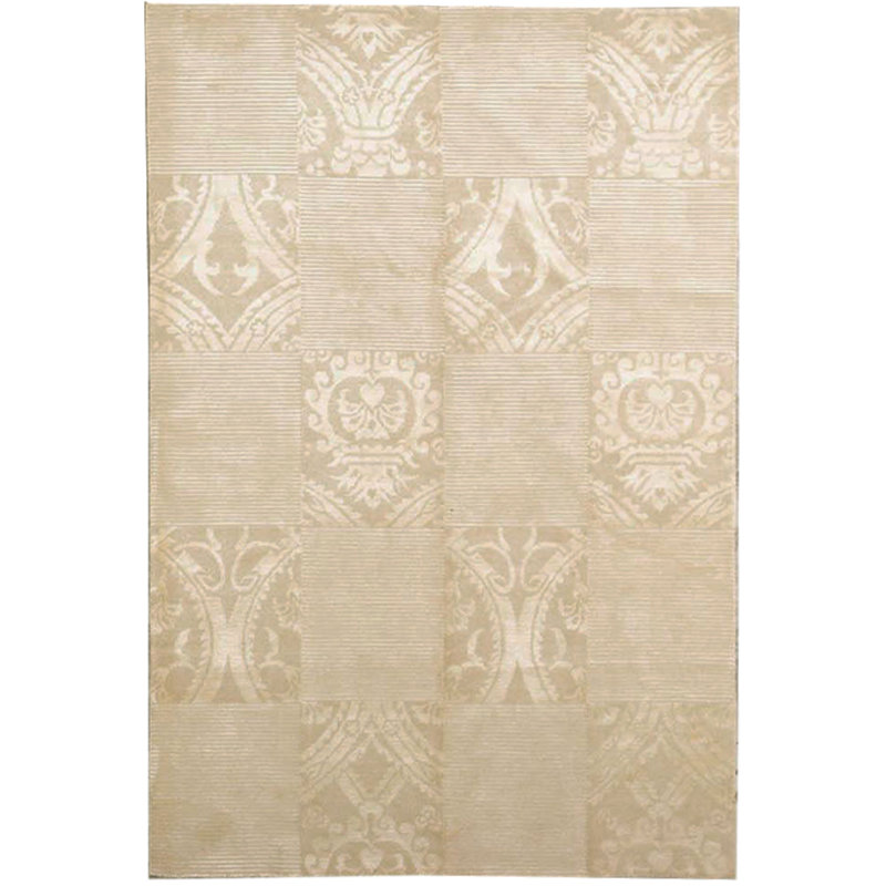 Himalayan Geometric Area Rug in Gold