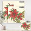 Poinsettia II, reproduction d'art sur toile tendue-55952517