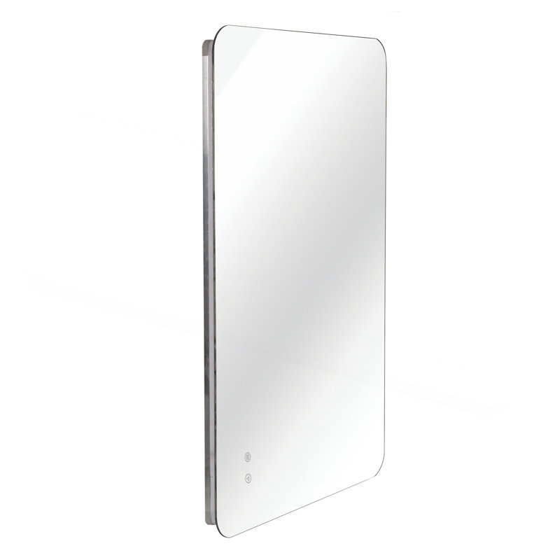 Rectangular Backlit Mirror Bathroom 24"X36", 24" x 36", Clear