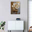 Art mural blanc floral: Toile de salle de bain imperméable légère de 16 po x 24 po pour peinture décorative multi-scène