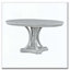 Ensemble de salle à manger 5 pièces avec table ronde et 4 chaises-1587542901