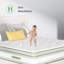 Matelas hybride en mousse à mémoire de forme mi-ferme 12 po Plinio-1003522092