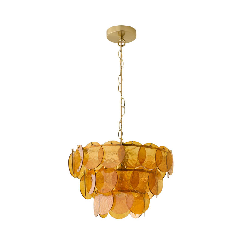 Alilyana 1 - Light Chandelier, Orange