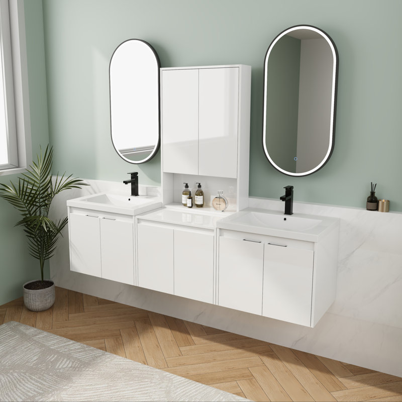 Ensemble de meuble-lavabo double 72 po