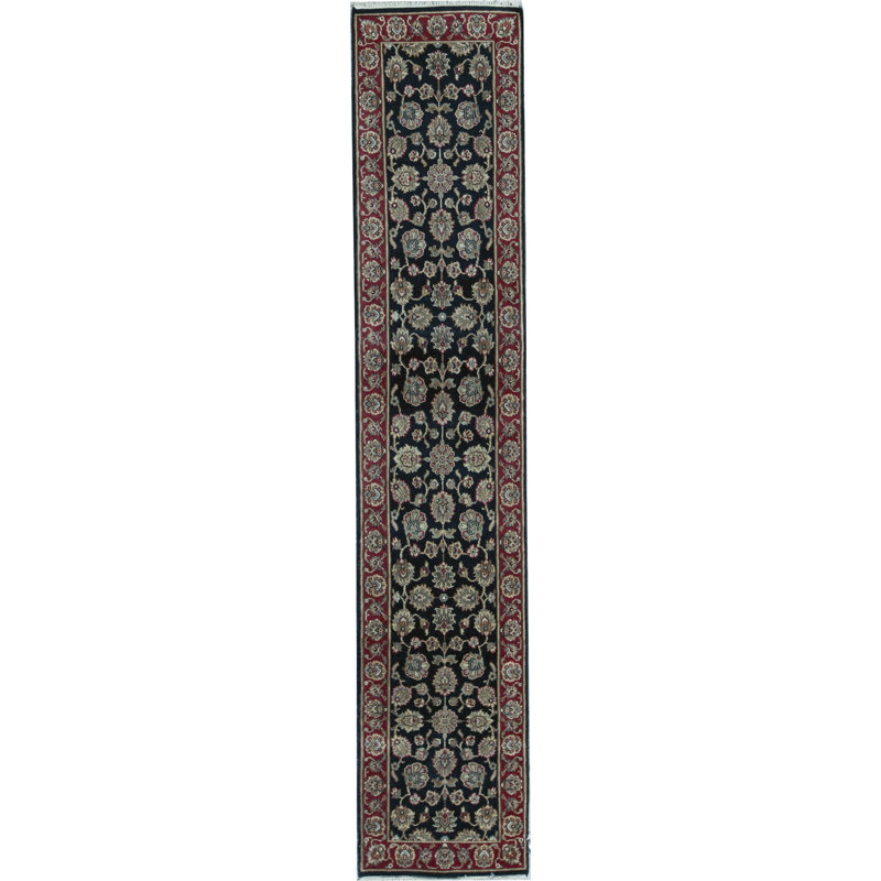 Wool Oriental Area Rug, Runner 2'5" x 12'6"
