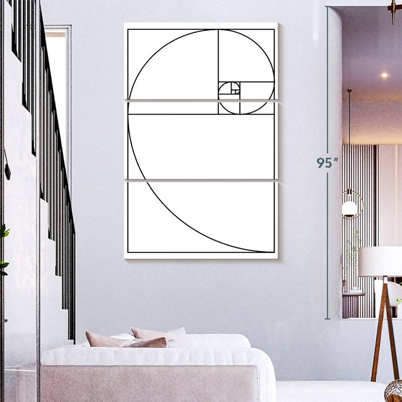 Avery Proportio Divina White, 74" H x 48" W