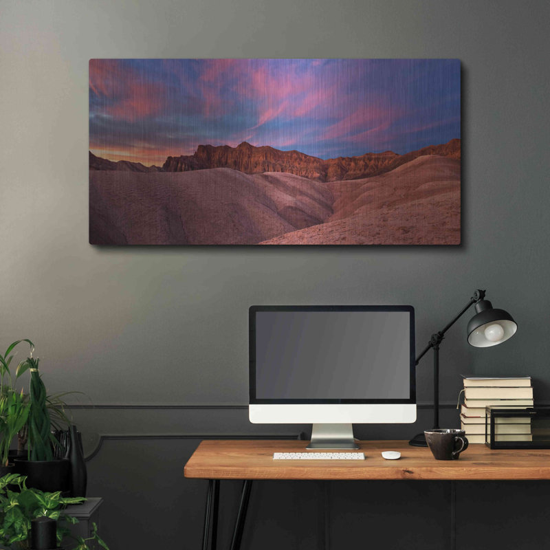 " Ruby Sunset, " by Larry Malvin, 24" H x 48" W