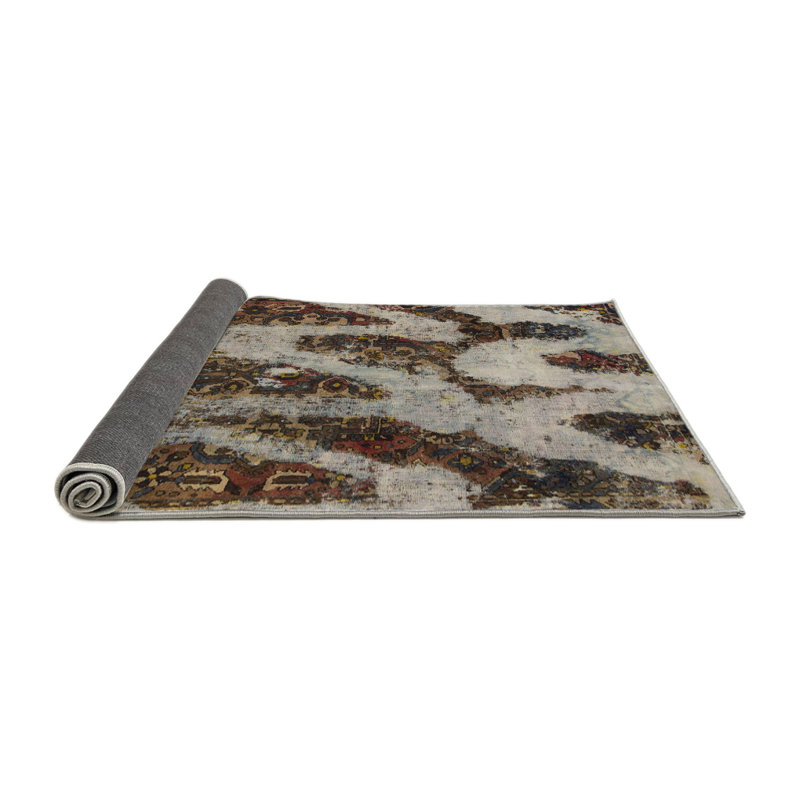 Tapis abstrait moderne 1149, Rond 8 pi