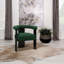 Chaise d'appoint rembourrée Slater Boucle-1449335475