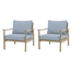 Mariene Aluminum Outdoor Lounge Chair