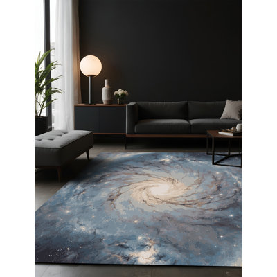Tapis gris soyeux et moelleux