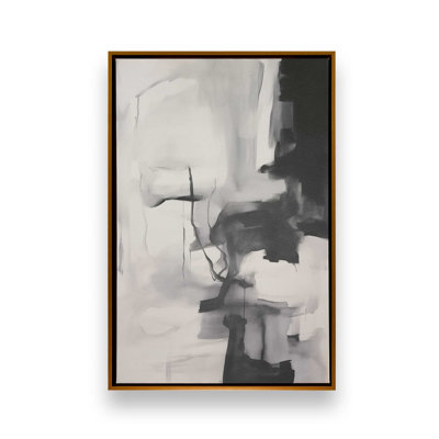 Impression sur toile monochrome Whisper II