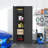 72"H Metal Garage Storage Cabinet, Black Tool Steel Locking Cabinet With Doors And 4 Shelves, Tall Cabinets For Garage Storage Systems Lockable File Cabinet For Home Office, Classroom/Pantry