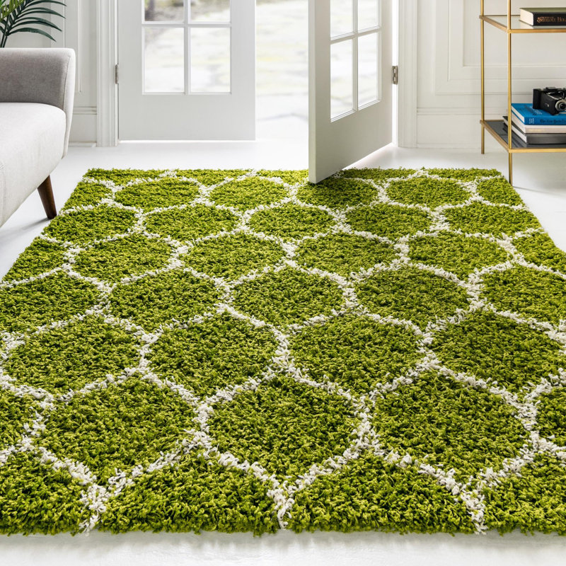 Geometric Indoor Rug, Square 4'