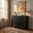 Rowan Mango Wood and Cane 2-Door Cabinet with 2 Shelves-1674014937