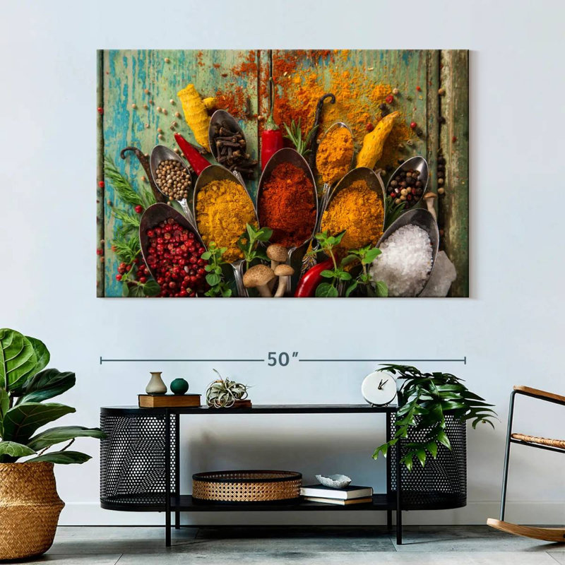 Yarlin Asian Spices, 34" H x 51" W