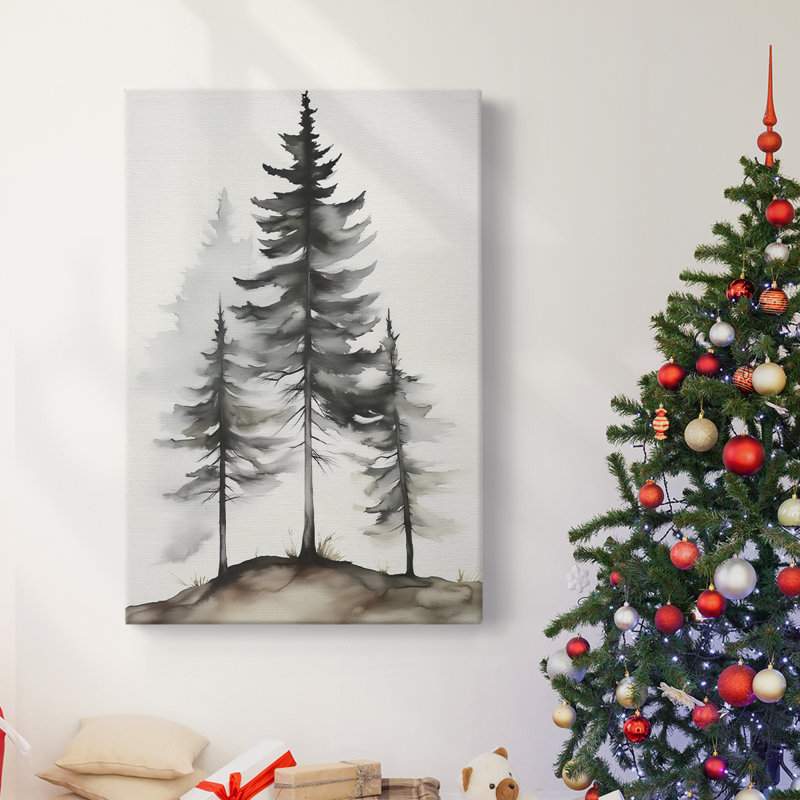 Art des Fêtes de Noël - Toile tendue avec châssis - Série 2-XXI, H 60 po x l 40 po
