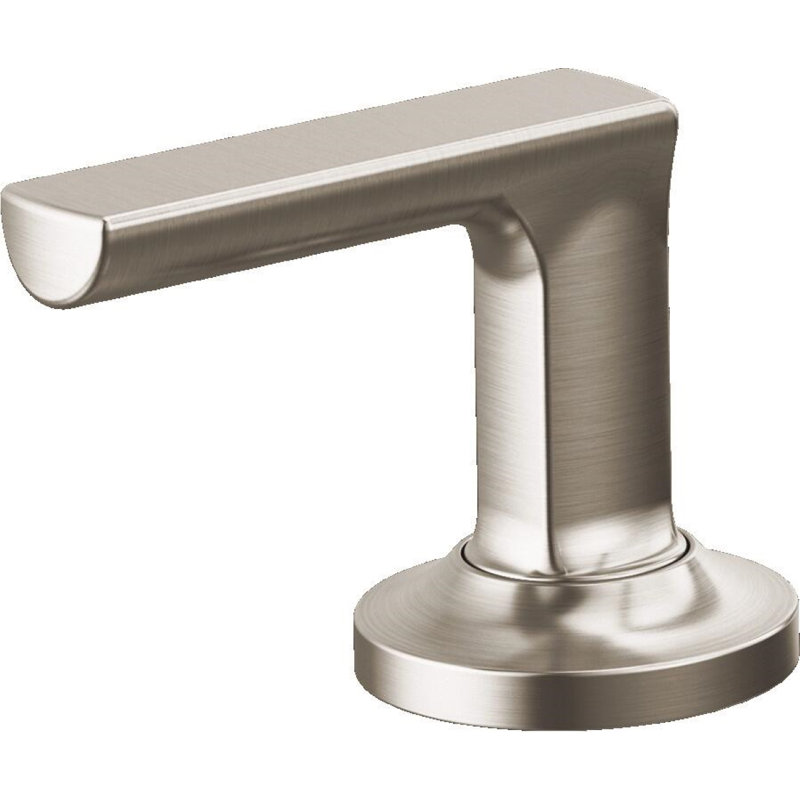 Kintsu® Widespread Pull-Down Faucet With Square Spout, Lumicoat® Stainless, Lever Handle