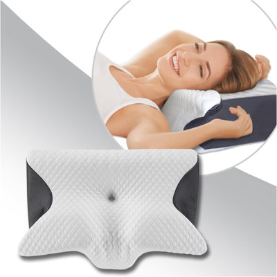Orthopedic Memory Foam Pillow with Ergonomic Design, Neck Alignment & Pressure Relief Sleep Cushion