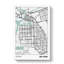 Map Abu Dhabi Uae - Wrapped Canvas-61882248