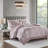 5 Piece Crinkle Comforter Set Blush-113361467