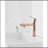 Rose Gold Single Handle Bathroom Faucet For 1 Or 3 Holes ,Fountain And Flow Mode Two-In-One Function,Deck Mount Laundry Vanity Sink Faucet With Two 9/16" Hoses-119318075