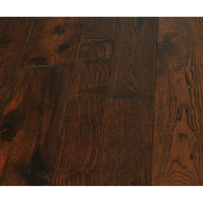 Revêtement de sol en bois franc hickory 5/9 po x l 4-random width x varying, Acadia