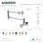 Kingston Brass Fuller Two-Handle 1-Hole Wall Mount Pot Filler Faucet-88082930
