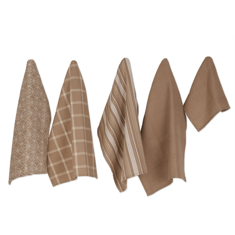 Cotton Kitchen Towel Linen Set, Stone
