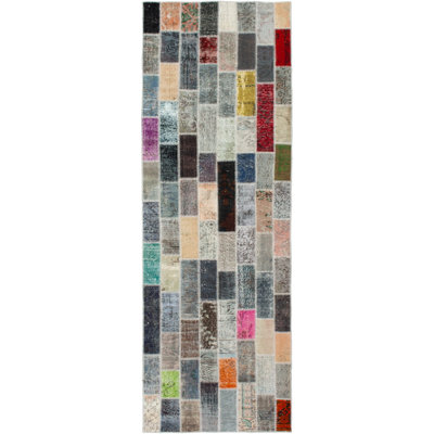 Berklin One-of-a-Kind 3'1" X 10' New Age Runner Wool Area Rug in