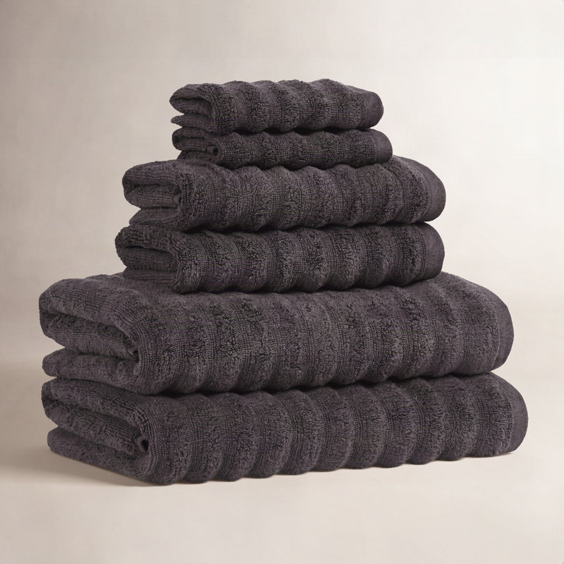 Camren 6 - Piece Towel Case Pack, Black