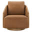 Fauteuil demi-tonneau pivotant de 32 po de largeur Nieve Hinnant-1107746923