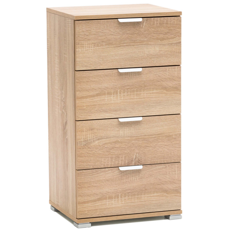 Downridge 39cm W 4 - Drawer Chest of Drawers, Sonoma