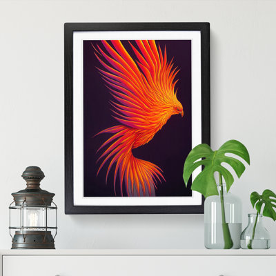 Phoenix Bird Painted Vol.2 - Single Picture Frame Print