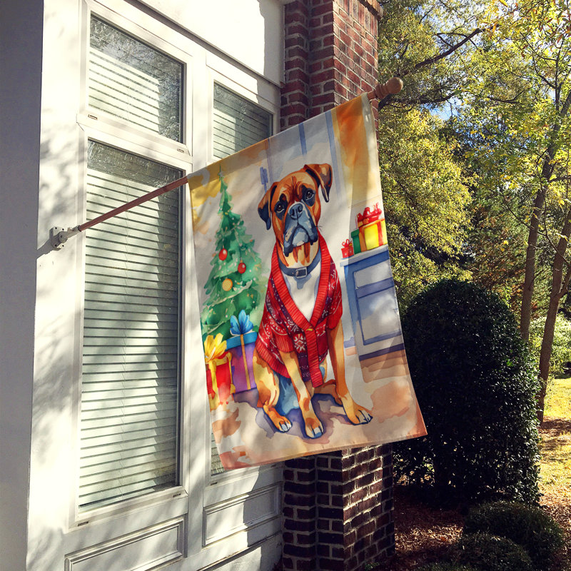Double Sided Polyester Christmas, 40" H x 28" W