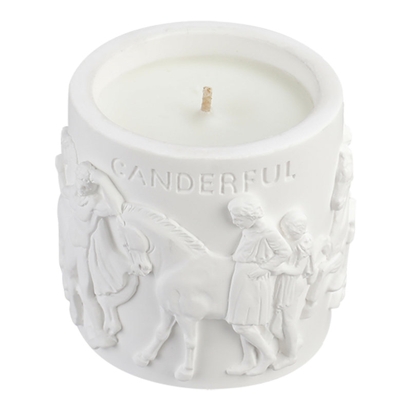 Embossed Scented Jar Candle