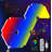 10-Pack App-Controlled Music-Sync Modular Triangular LED Panels, RGB Multi-Color-291728389