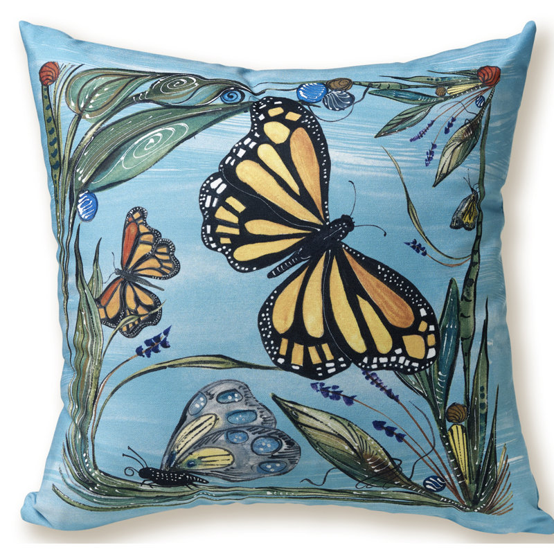 The Natural World Collection Outdoor Reversible Throw Pillow, 16" x 16"