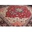 Tapis rouge en laine noué à la main de conception unique 12 pi x 15 pi 3 po Gaizka
