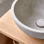 Micha Round Cream Terrazzo Bathroom Sink-1443328077