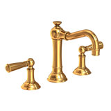 Jacobean Widespread Bathroom Faucet with Drain Assembly
