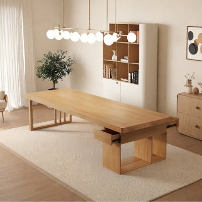 Grande table écologique en bois de frêne