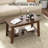 31.5 Inch Coffee Table with 2-Tier Storage, Modern Industrial Rectangular Living Room Table, Compact MDF & Particle Board Build, Durable & Easy Assembly, Ideal for Apartments & Offices