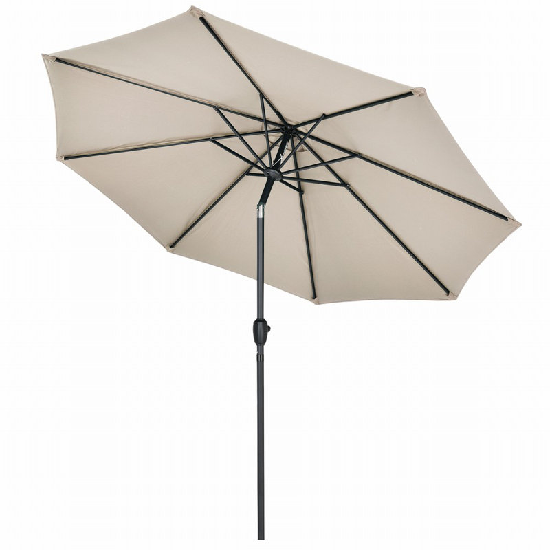 Overton 270cm Market Parasol, Beige