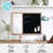 Thomas Martha Stewart Magnetic Weekly Calendar Dry Erase Board and Chalk Board with Liquid Chalk Marker-89798331
