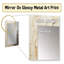 Mouvement méditatif gris beige - miroir spirales abstraites, miroir mural décoratif moderne, impression d'art en métal-1723983211
