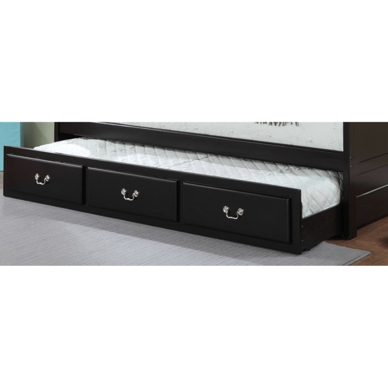 Bailee Black Finish Daybed (Twin) (Trundle Not Included)