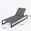 Ensemble de 2 chaises longues Venice, parfaites pour la détente en plein air, entièrement réglables et résistantes aux intempéries-2021623413-2021623410