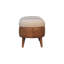 Boucle Upholstered Storage Bench